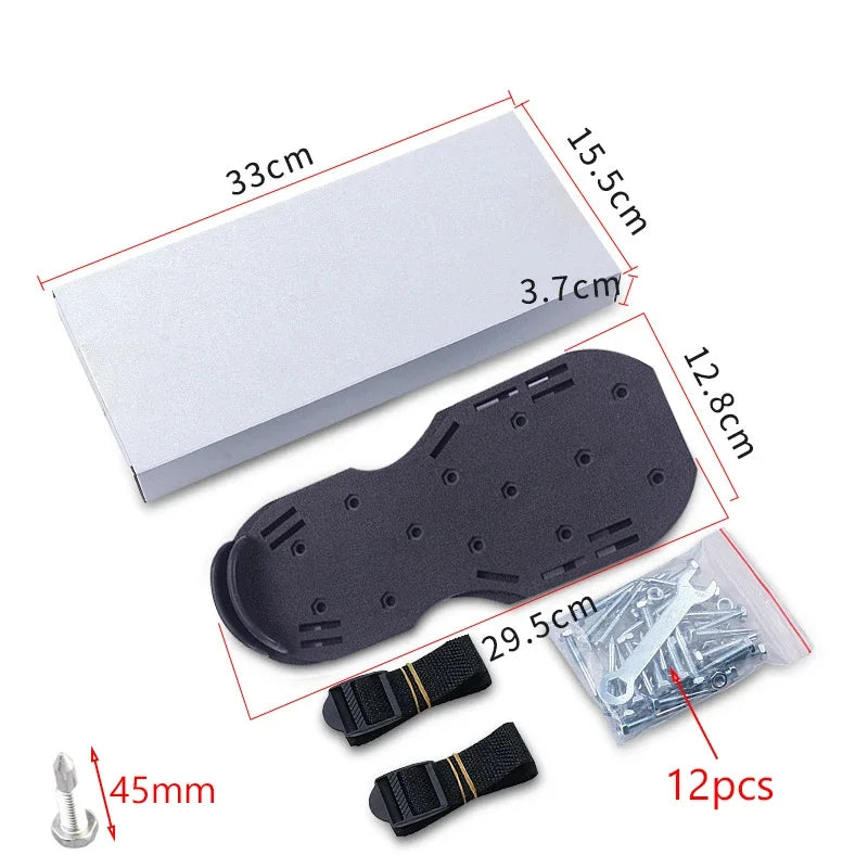 Lawn Aerator Shoes Manual Lawn Aerator with Spike Adjustable Spiked Aerating Sandals Reusable Plastic Lawn Aerator Sandals