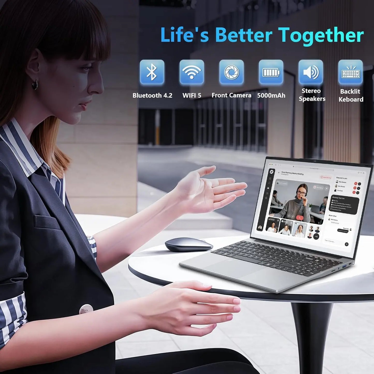 15.6 Inch Intel Notebook PC Ultra Slim Laptop Intel Core I3 6100u 16GB
