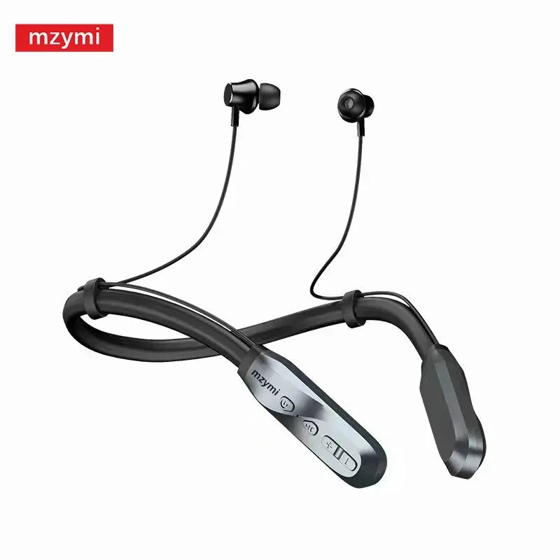 MZYMI I35 Neckband Bluetooth Headphones 200 Hour Play Wireless Earphone 9D Sound Sport Headset Waterproof TWS Earbuds For XIAOMI