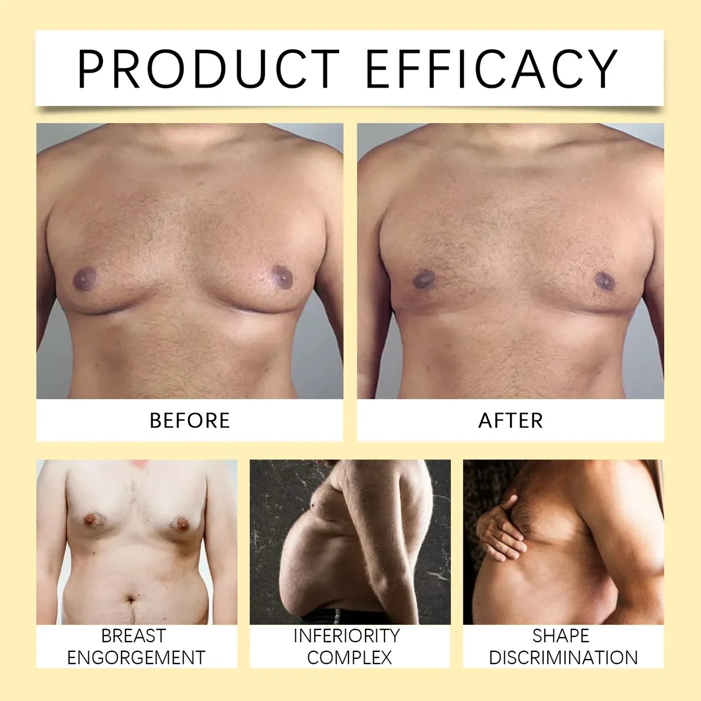 15ml Men's Bee Male Breast Warming Oil Chest Firming Massage Serum Chest Firming Oil Skin Care