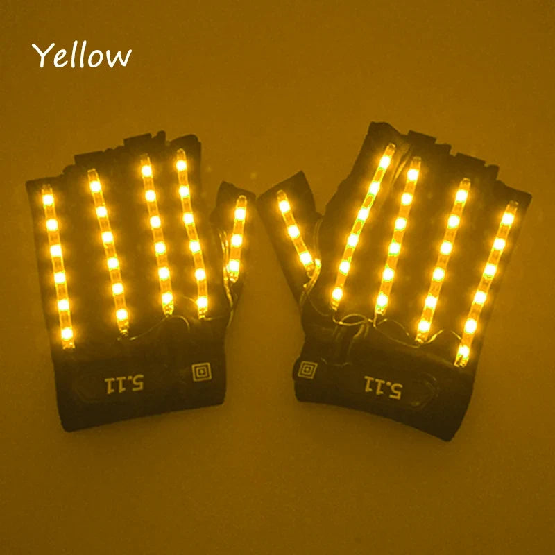 Glowing Glasses for Night Club Performers LED Glasses Party Dancing Rave Christmas 6V Led Futuristic Soldier Glasses Neon Lights