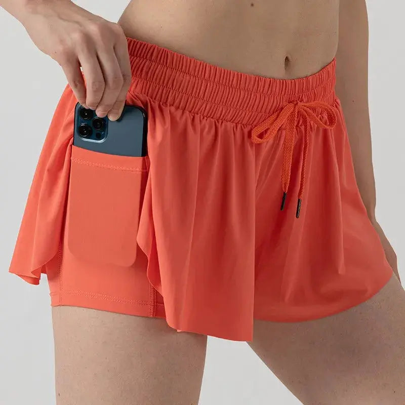 Cute & Comfortable Girls' Athletic Shorts with Skirt