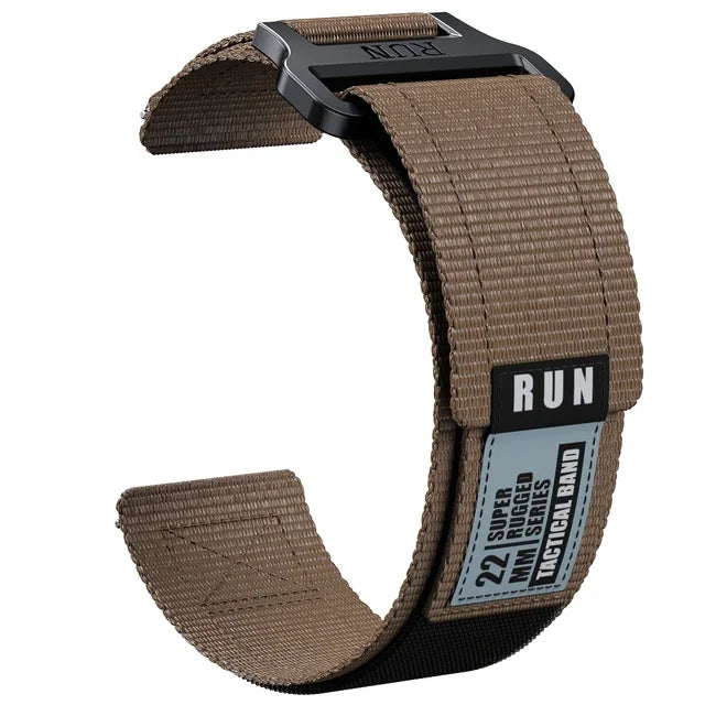 COROS PACE & APEX Nylon Hook-and-Loop Band with Woven Label