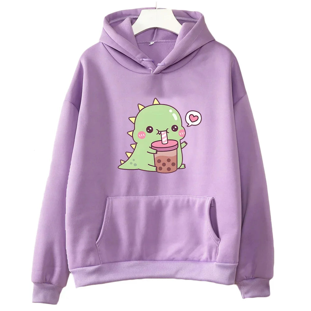 Sudadera con Capucha Rexy Adora el Té de Boba