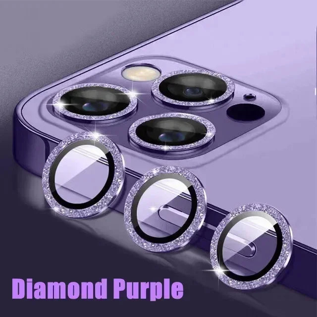 3Pcs Metal Lens Protector Glass for IPhone 16 13 12 11 14 15 Pro Max Mini Back Camera Lens Protection for IPhone 14 15 16 Plus