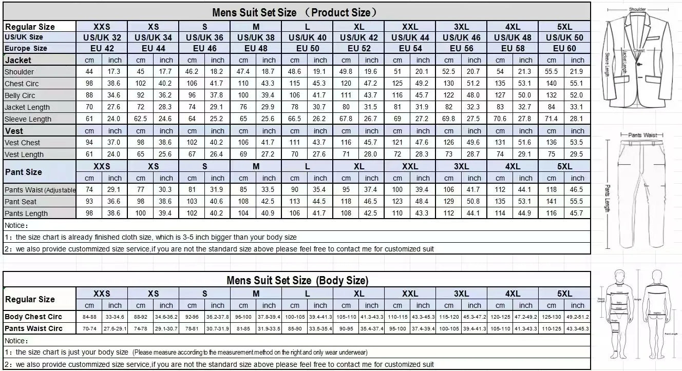 3 Pieces Men's Suits Tweed Herringbone Slim Fit Business Cauasl