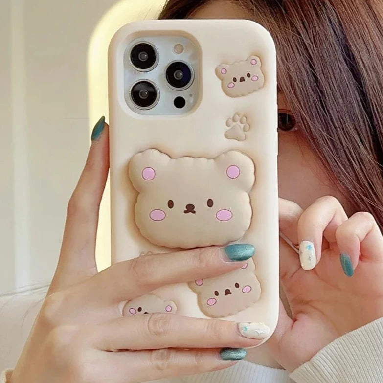 Funda de iPhone de oso linda