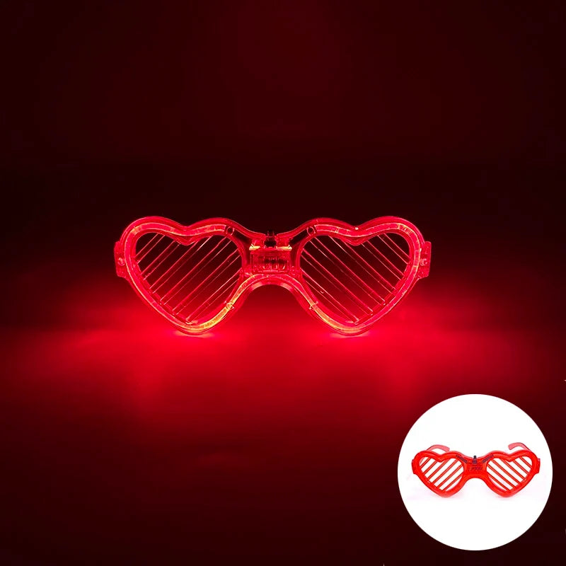 New Cool Wireless Glowing LED Light Up Glasses For Rave Festival Party Luminous Neon Mosaic Sunglasses Club Disco Eye Glasses