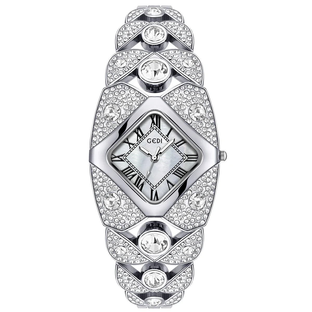 2026 New Women Watch Light Luxury Brand Diamond Inlaid Bracelet Watches Waterproof Ladies Fashion Quartz Clock Wristwatch Gift