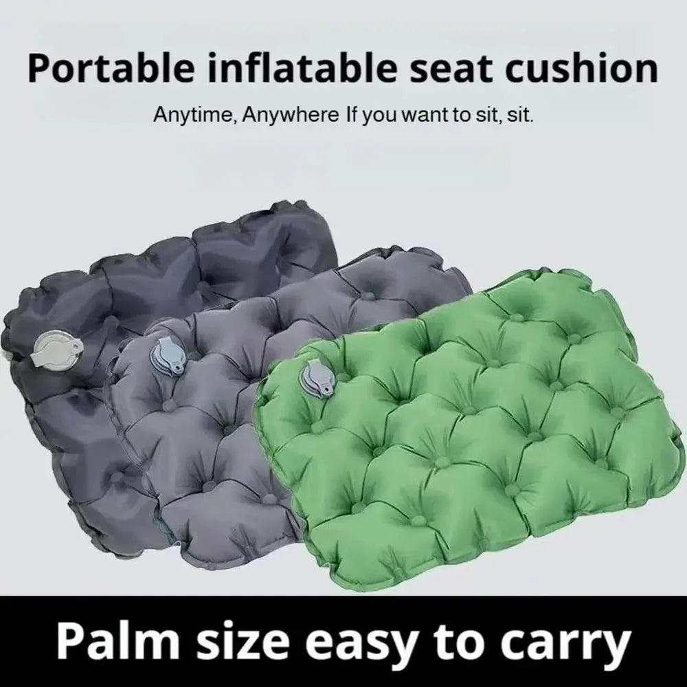 Outdoor Camping Travel Hiking Portable Inflatable Cushion Moisture-proof Waterproof Ultra-light Anti-bedsore Air Cushion