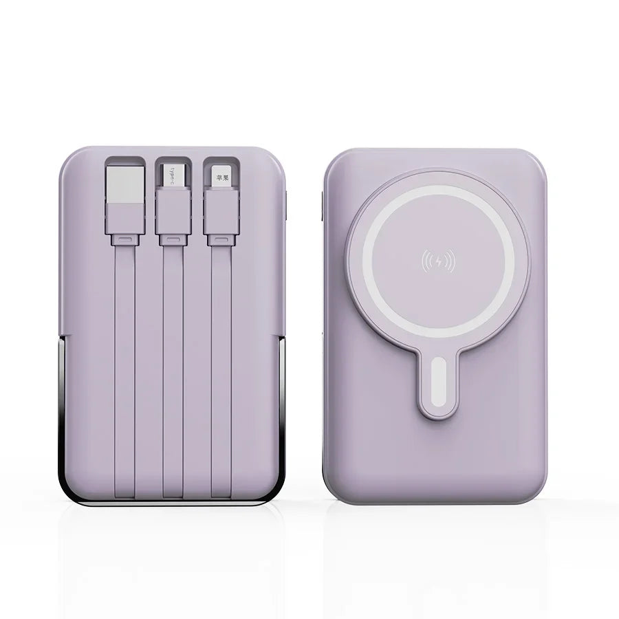 10000mah Magnetic Wireless Portable Power Bank, 22.5w Fast Charging