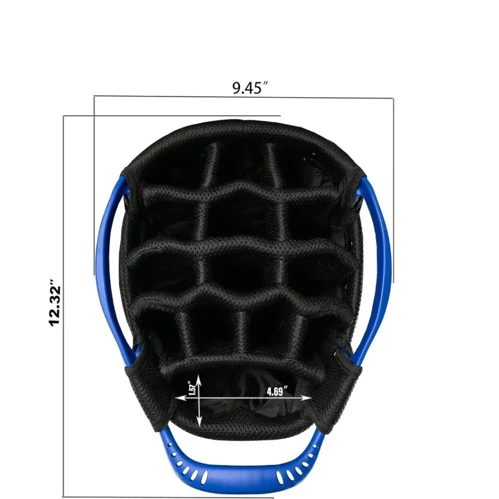 Spacious and Portable  14 Way Golf Stand Bag with 9 Pockets