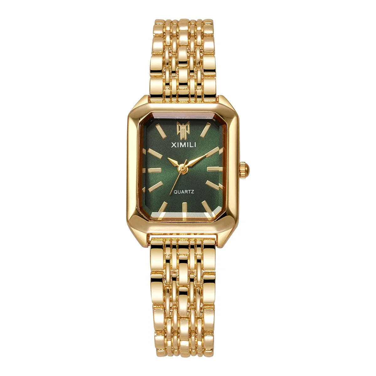 1/2/4pcs Luxury Women Watches Fashion Rectangle Woman Quartz Watch