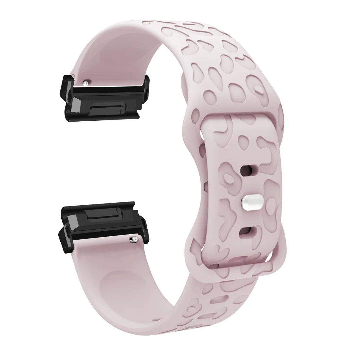 Garmin QuickFit 22/26mm Embossed Silicone Band with Tuck Closure