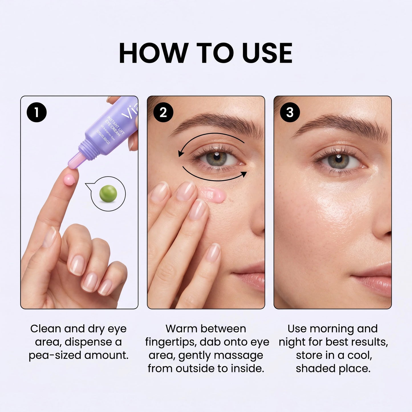 Instant Lift Eye Cream Collagen Eye Brightening Moisturizer Hydrating Under Eye Care For Dark Circles Dryness Eye Skin Care