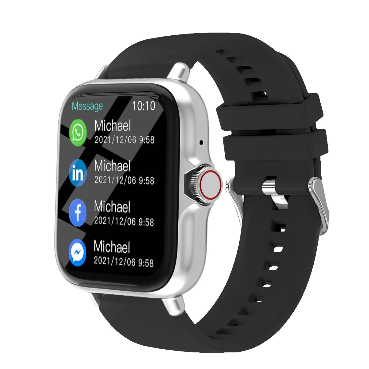 Men Women Smart Watch 1.83'' Waterproof  Fitness Sports Watch Answer Call Sleep Sport Pedometer Information Alerts Smartwatch