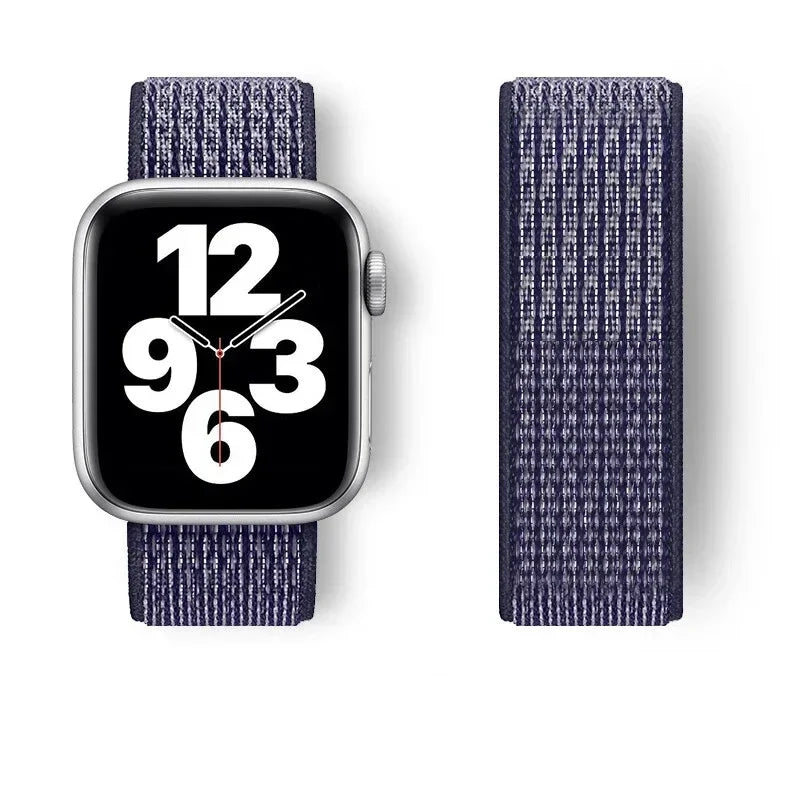 Nylon Sport loop Strap For Apple Watch Band 44mm 42/40mm 45mm  38/41mm pride Bracelet iwatch Ultra2 49mm Series 9 8 se 7 6 5 4 3