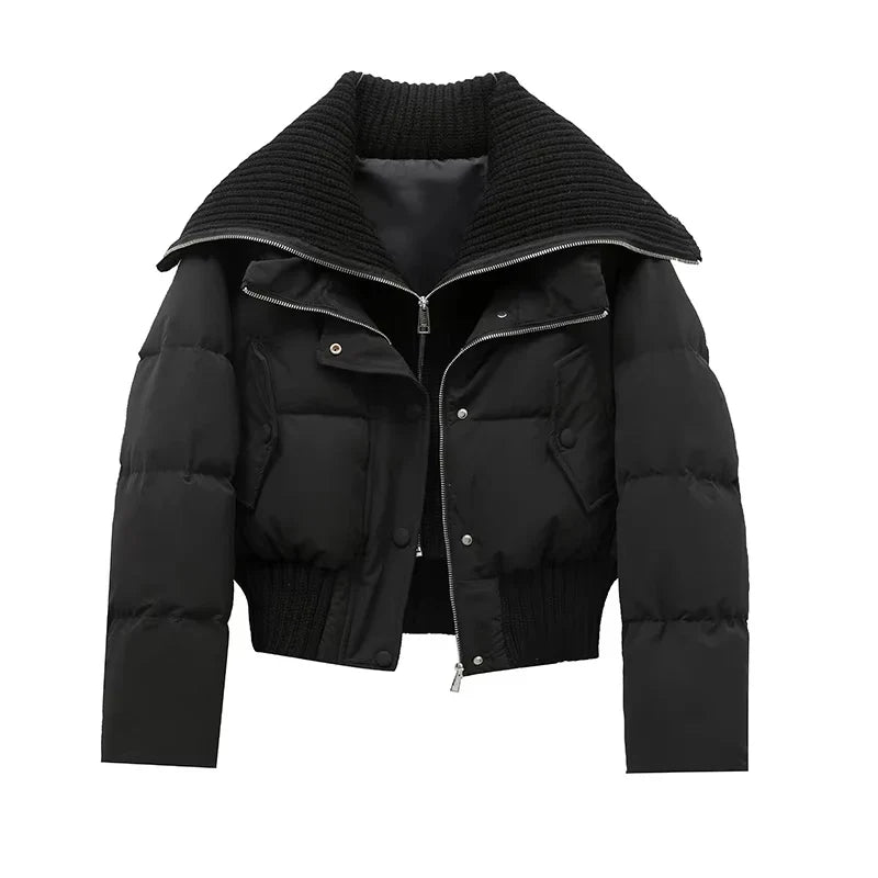 New Women Cotton Padded Jacket Winter Short Hooded Loose Cotton Coat Korean Women Parkas Coat Solid Outwear Women Puffer