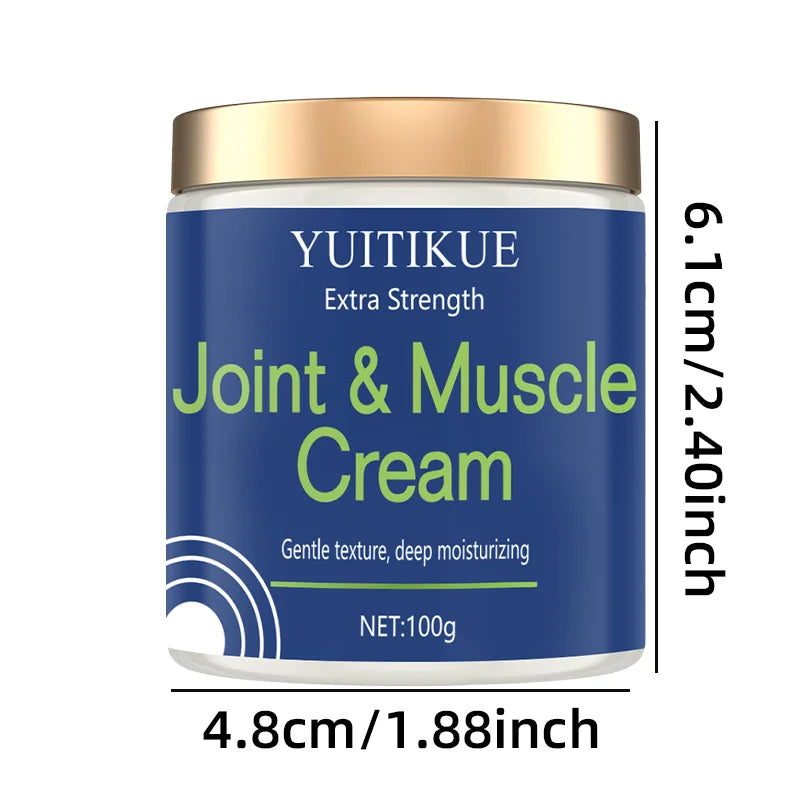 Extra Strength Joint & Muscle Cream 100g - Deep Moisturizing Formula, Gentle Texture for Neck, Shoulders, Knees & Elbows