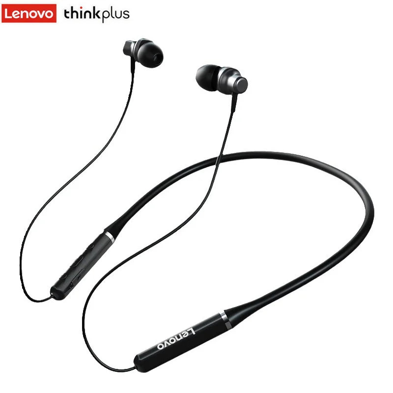 Lenovo HE05X Neckband Earphones Wireless Bluetooth 5.0 Earbuds Waterproof Sport Headset With Mic Magnetic Neckband Earphone New