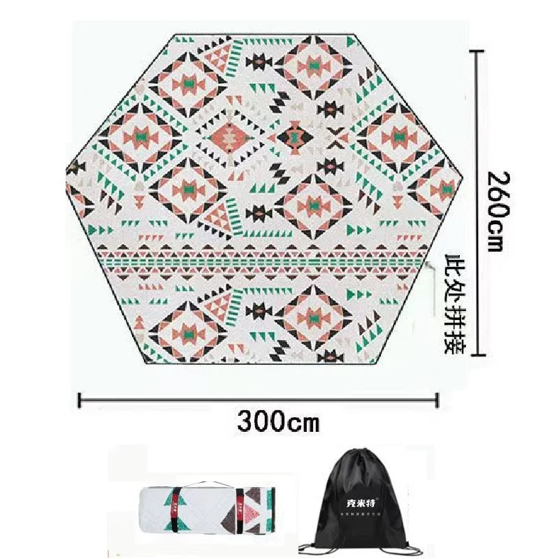 Camping Mat Outdoor Portable Ultra-light Waterproof Picnic Blanket Nature Hike Car Travel Tent Mat Beach Equipment Supplies