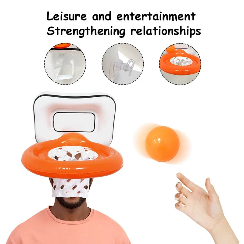 Mini Inflatable Basketball Hoop Outdoor Indoor Throwing Toys Inflatable Pump Funny Game Toy Basketball Toys