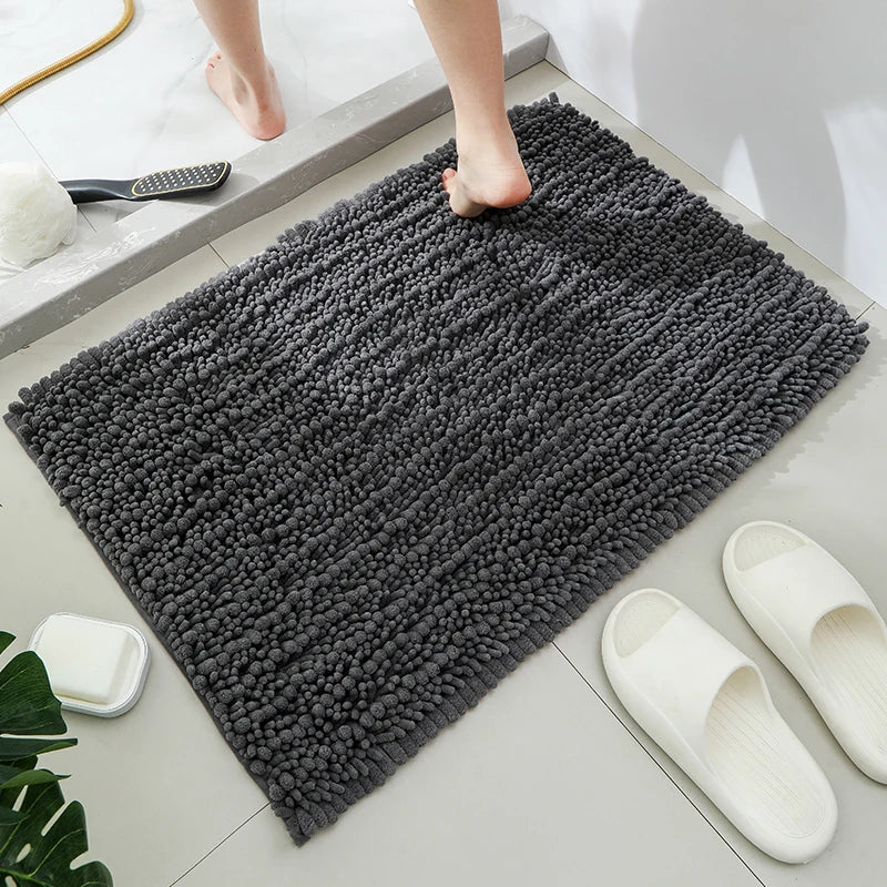 1 Piece Bathroom Carpet Bath Mat, Non-Slip Super Thick Lotus Pine Soft