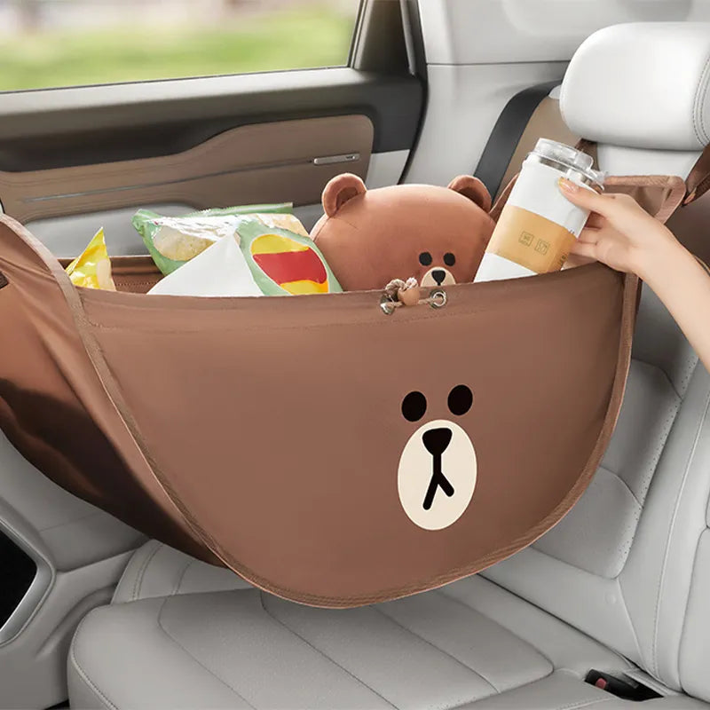 Bolsa de almacenamiento para asiento de coche Oso Pardo