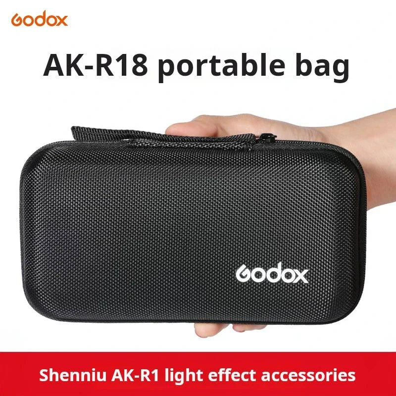 Shenniu AKR1 round lamp head magnetic attachment ad200pro accessory V1 flash semi-circular soft light cover set-top flash light