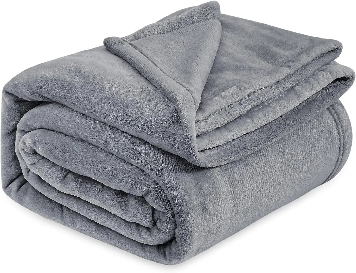 Fleece Blanket Queen Blanket Black - Bed Blanket Soft Lightweight Plush Fuzzy Cozy Luxury Microfiber
