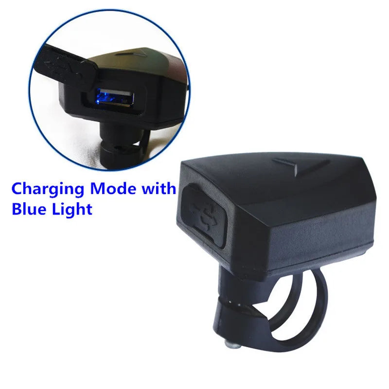 Electric Bicycle USB E-bike Charger Output 5V 2A For Mobile Phones Input DC 36V 48V 60V 72V Handlebar For Mid Hub Motor Kits