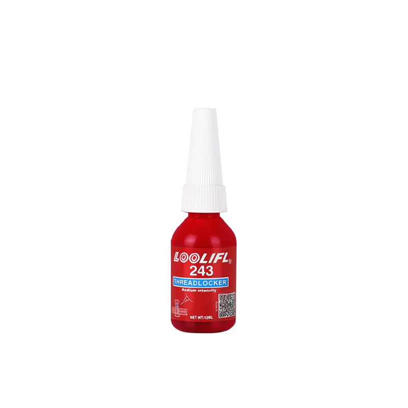 LOOLIFL Blue Thread Locker 243 Nuts-Bolts Locker, Screw Adhesive Lock Tight Seal Fasteners Anaerobic Curing Metal Glue,Rustproof