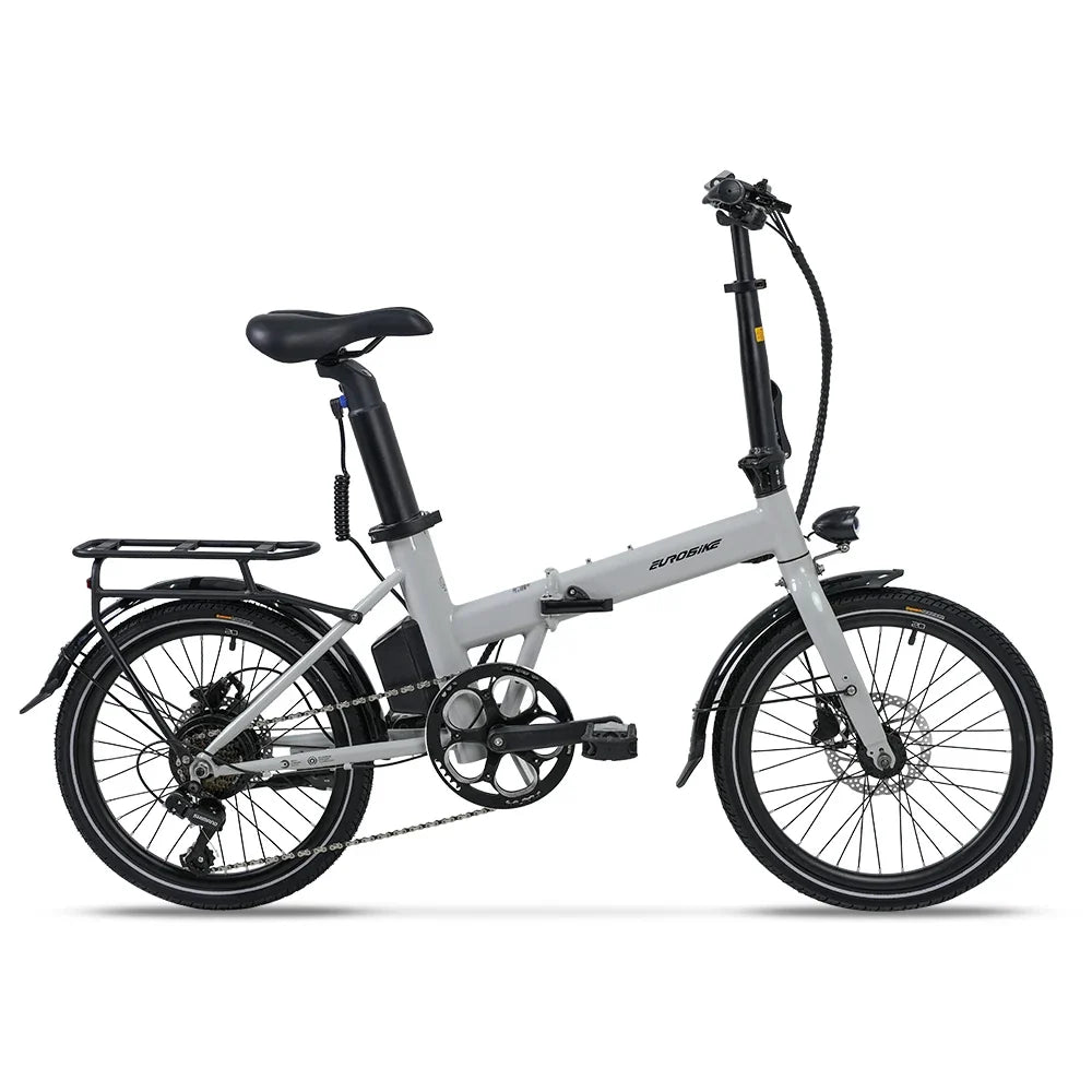 Folding Electric Bicycle 350W, 36V 8Ah/12Ah Removable Battery, 20Inch*1.75 Tires, 25Km/h, 7Speed City Commuter Travel Ebike