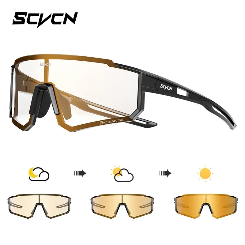SCVCN MTB Bike Bicycle Camping Golf UV400 Glasses Women Baseball Fashion Street Sunglasses for Men Sport Y2K Cycling Glasses
