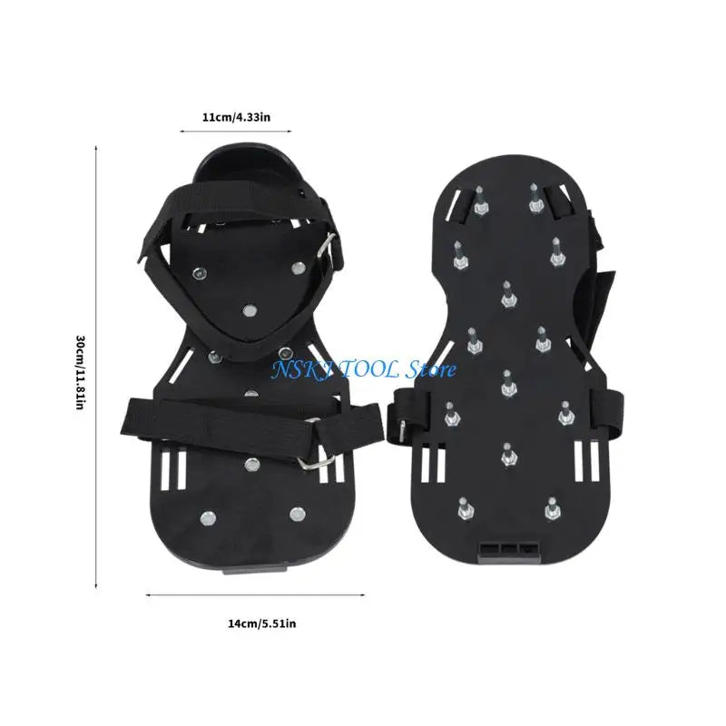 L8RC Professional Gardening Spikes Shoes Spiked Shoes For Effortless Lawn Oxygenation