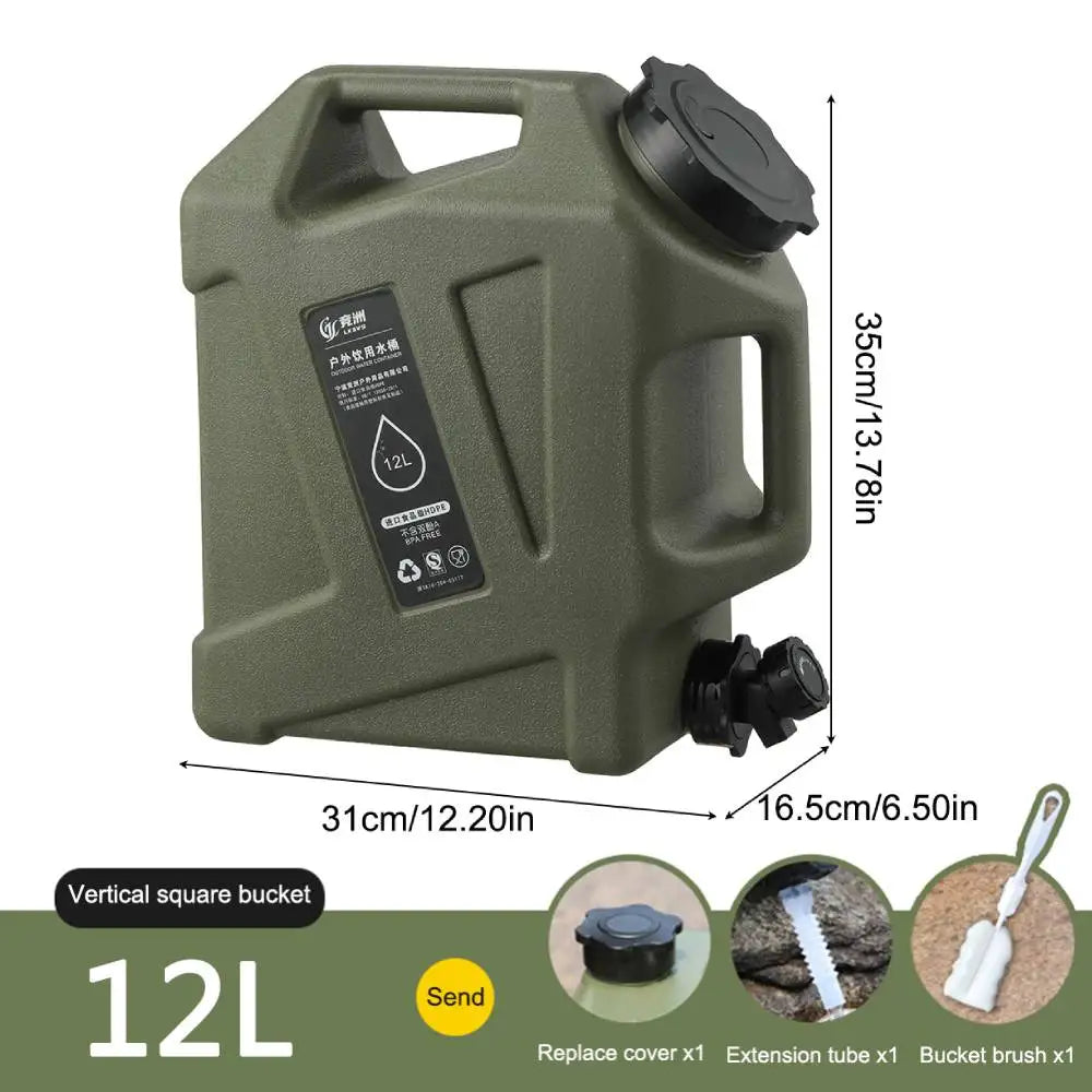 Portable Water Canister with Faucet