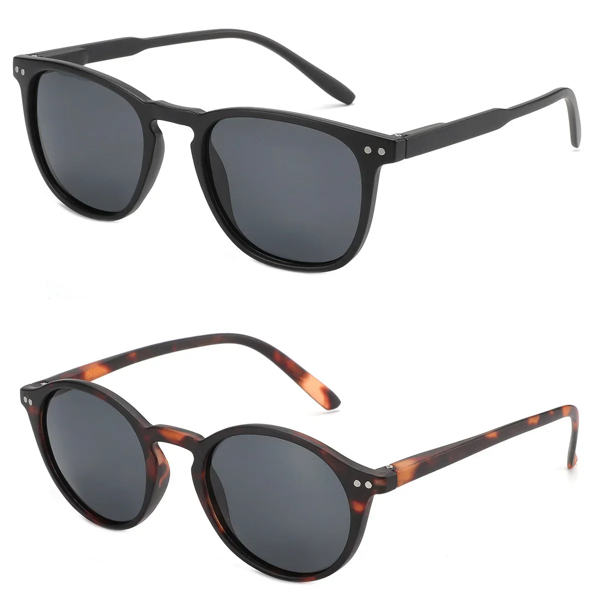 ZENOTTIC Fashion Polarized Sunglasses Men Women Brand Designer Retro Round Sun Glasses Vintage UV400 Goggles Shades