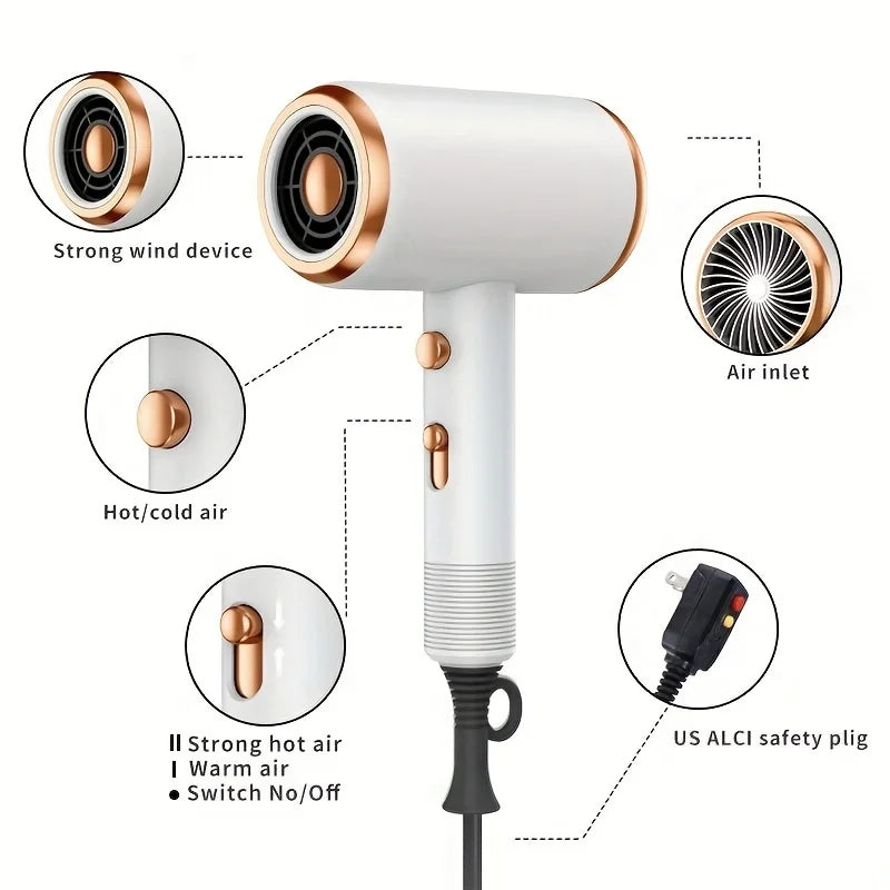 5 in 1 Professional Hair Dryer Powerful with Hot and Cold Air