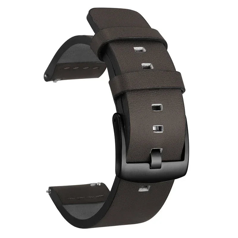 OnePlus Smartwatch Bands Leather Strap for Men Women Quick Release