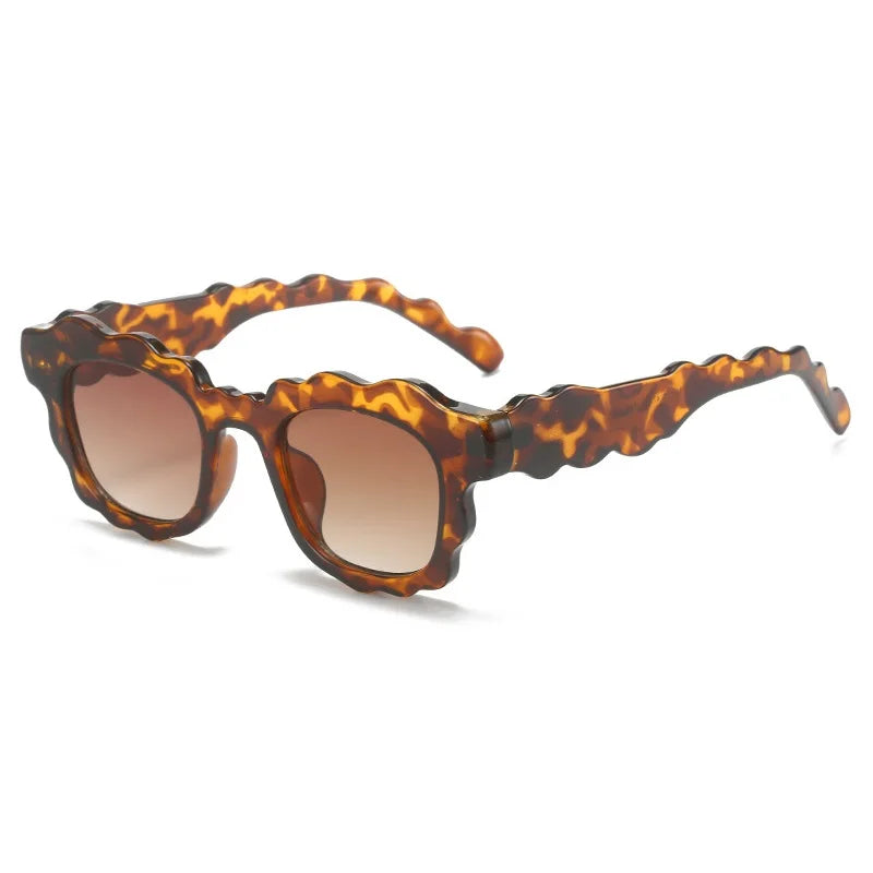 Ins Popular Square Sunglasses Women Retro Punk Brand Female Shades UV400 Men Trending Luxury Sun Glasses
