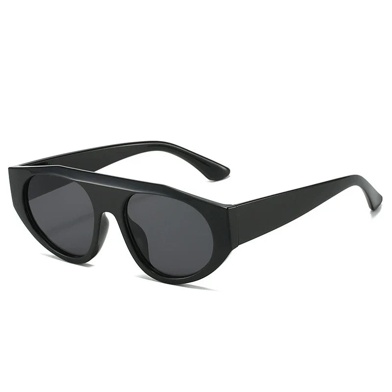 SHAUNA Retro Pilot Men Sunglasses Shades UV400 Fashion Gradient Women Double Color Punk Sun Glasses