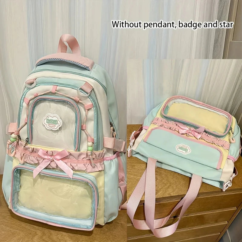 Mochila y bolso tote Kawaii Pastel