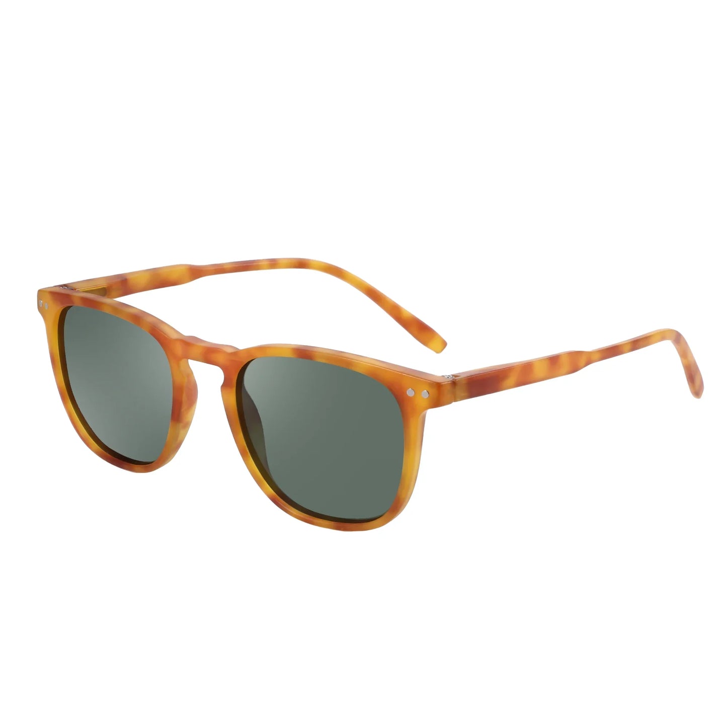 ZENOTTIC 2 Pack Polarized Sunglasses for Women Men Vintage Round and Square Frame UV Protection Shades Driving Sun Glasses