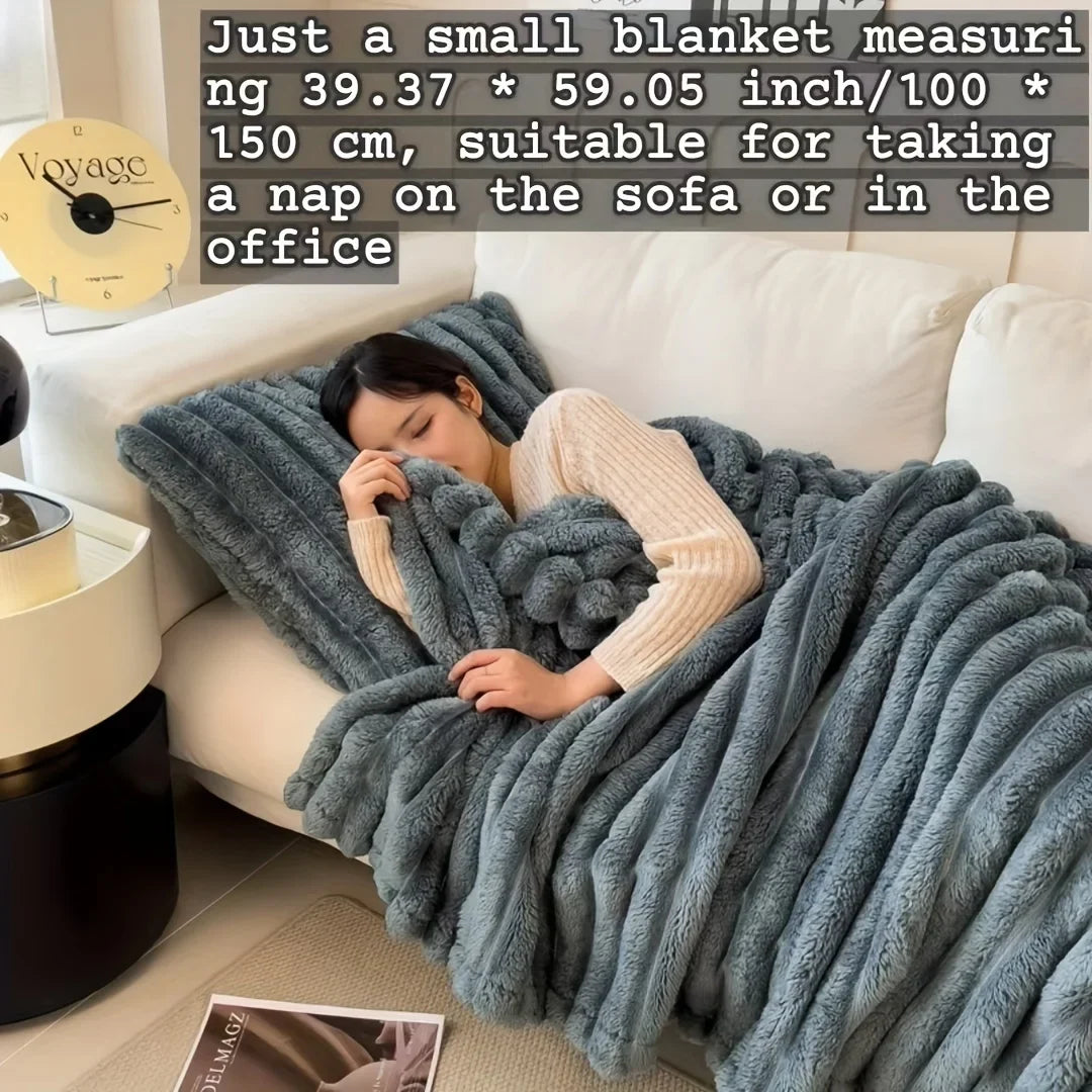 Throw Blanket Keep Warm Winter Bed Blankets Double Sided Queen Duvet Cover Camping Double Bed Cover Bedspread On The Bed