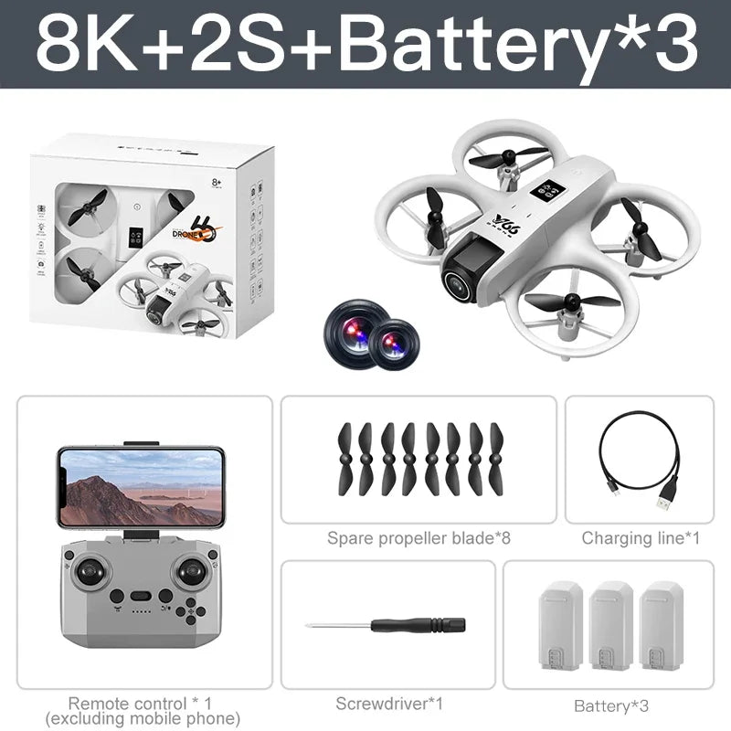 Lenovo Drone With screen RC 8K Professional HD Aerial Photography GPS Laser obstacle avoidance Three-axis gimbal Aircraft