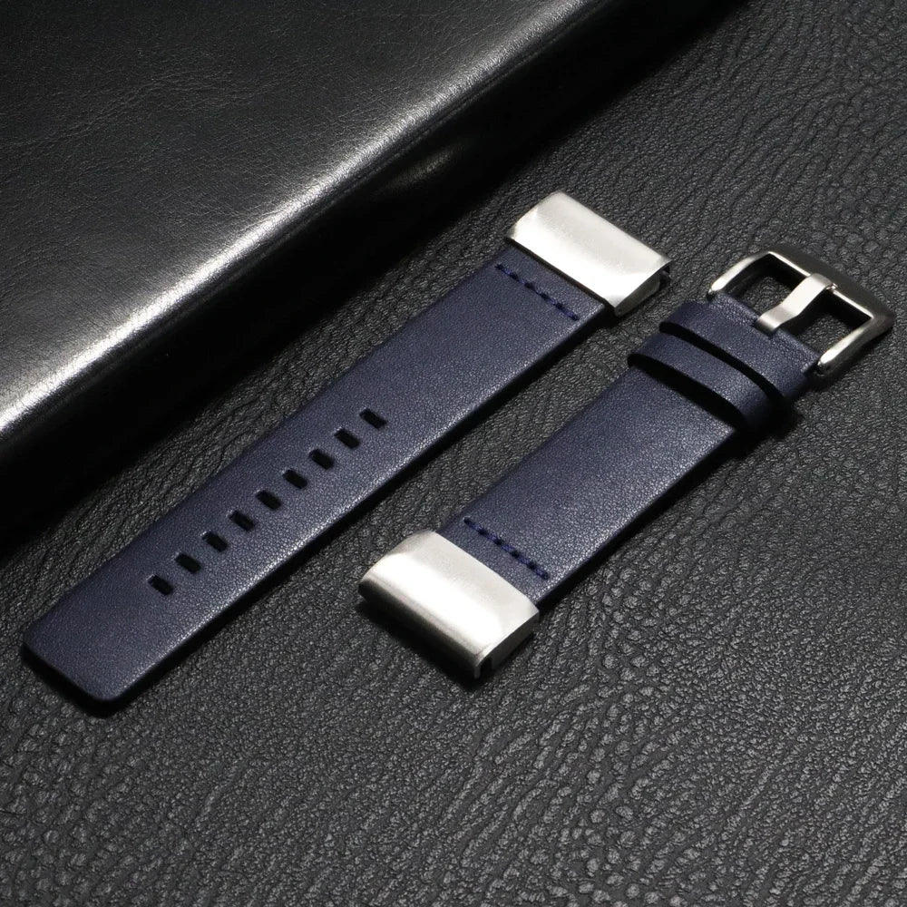 Garmin QuickFit 20/22/26mm Classic Leather Band with Pin Buckle