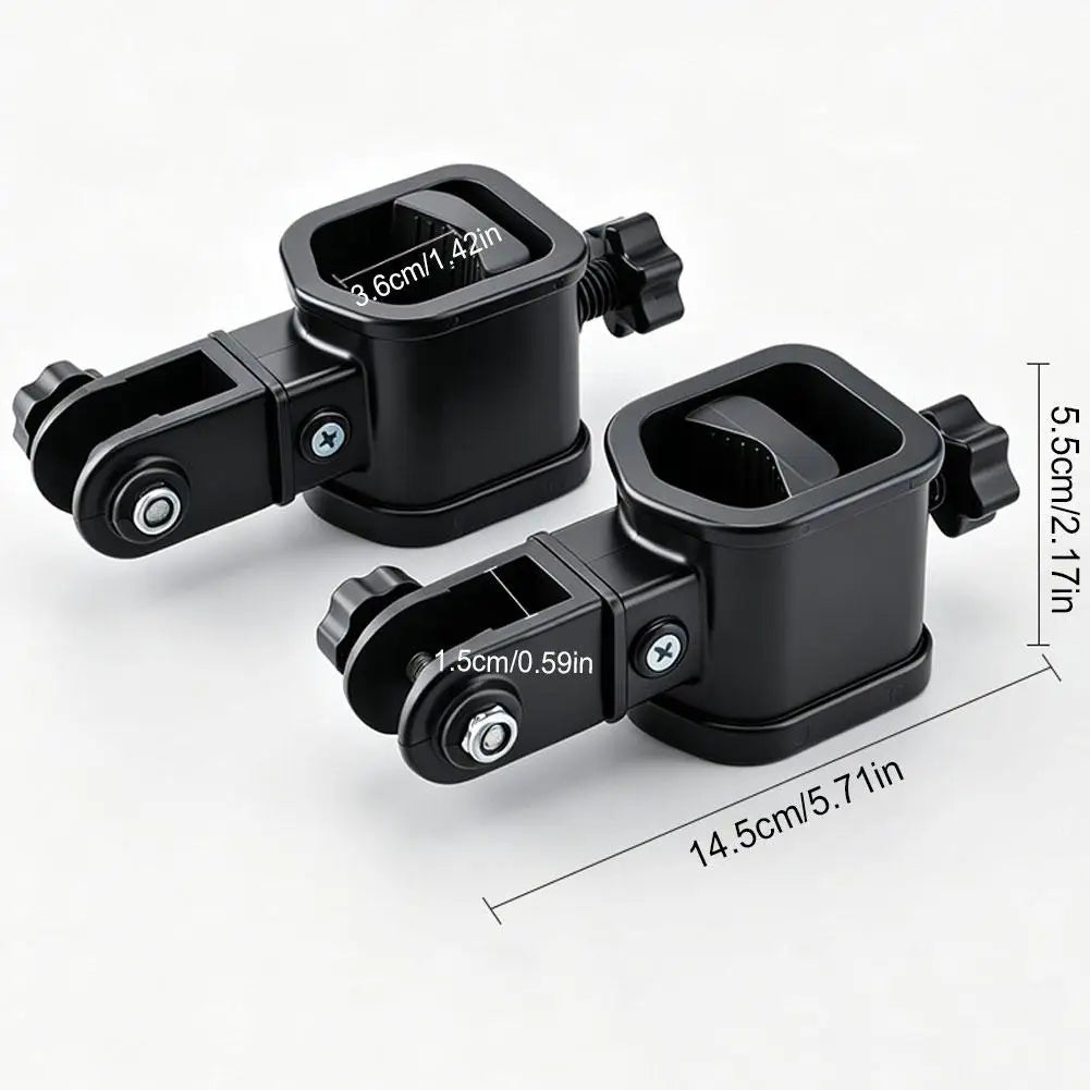 Camping Wagon Clamp Set Portable Umbrella Pole Clamp Kit Camping Wagon Bracket Easy to Install Outdoor Hardware Compact ﻿