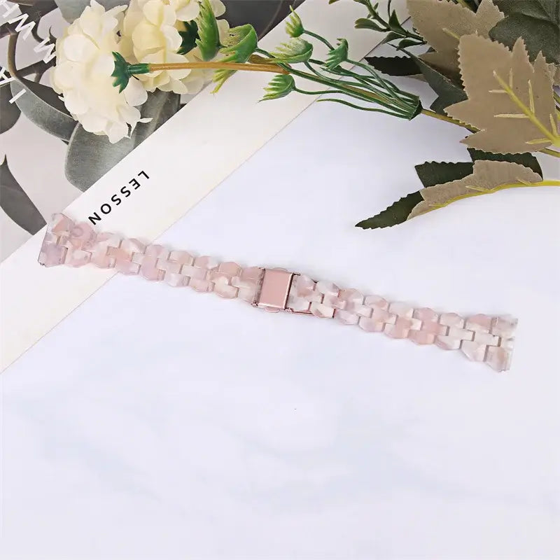 Google Pixel Watch 5, 4 & 3 41mm Resin Link Bracelet Band