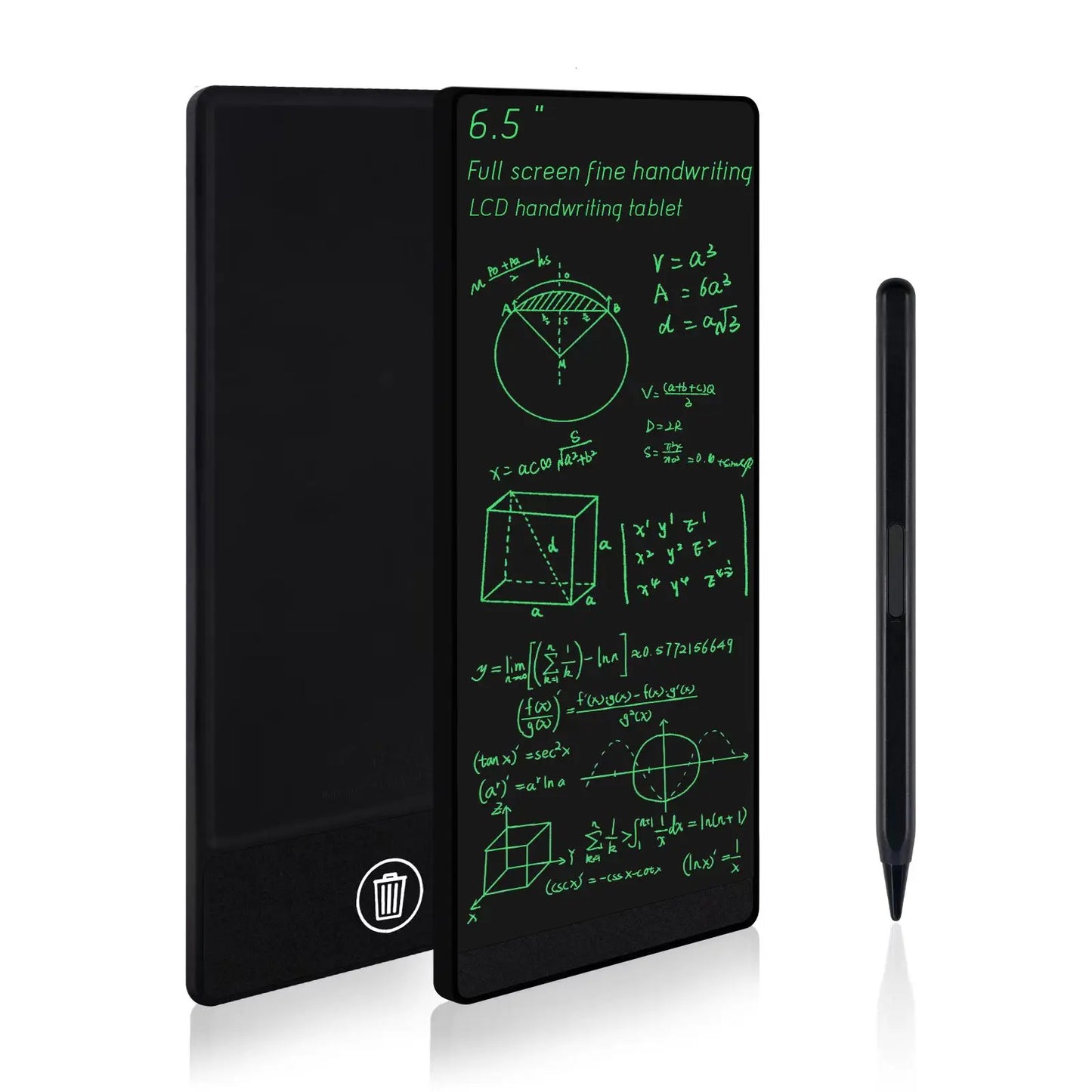 6.5 Inch LCD Writing Tablet Doodle Board Kids Handwriting Drawing Pad Memo Note for Home School Office - Creative Gift