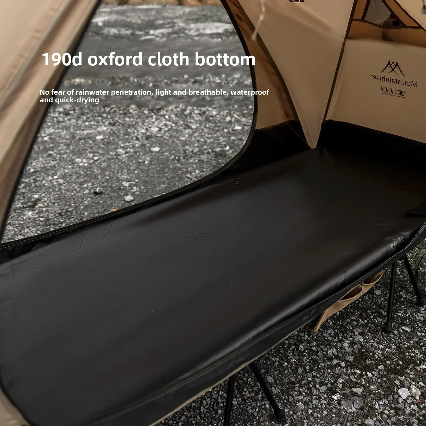 MOUNTAINHIKER Single Person Camp Bed Tent Outdoor Waterproof Rainproof Multi-Purpose Leisure Camping Shelter for Hiking And Trav